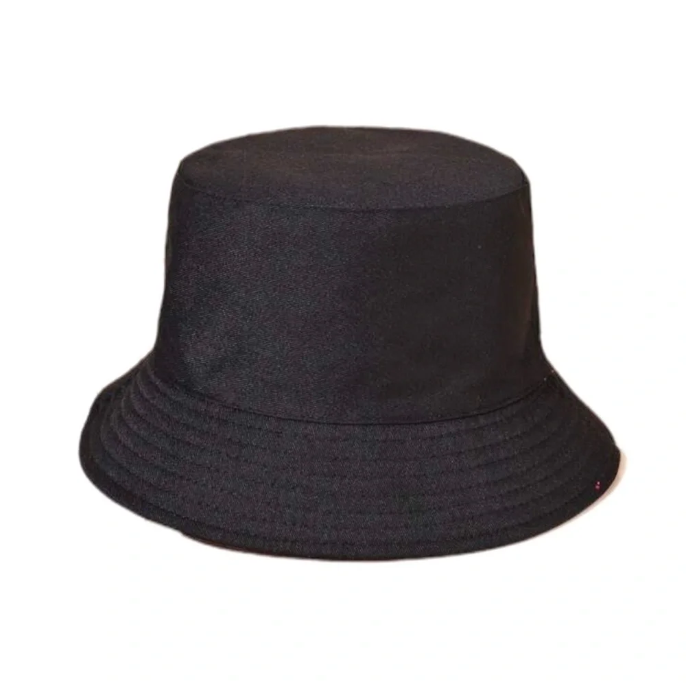 Tie Dyed Mushroom Reversible Unisex Bucket Hat Fishing Bucket Hat‎  Black Inside